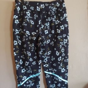 Capri workout pants by askya  medium floral print